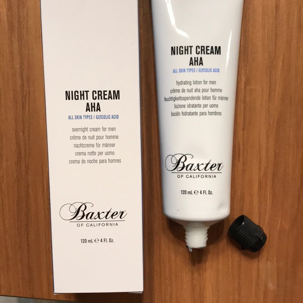 Baxter of California Night AHA cream